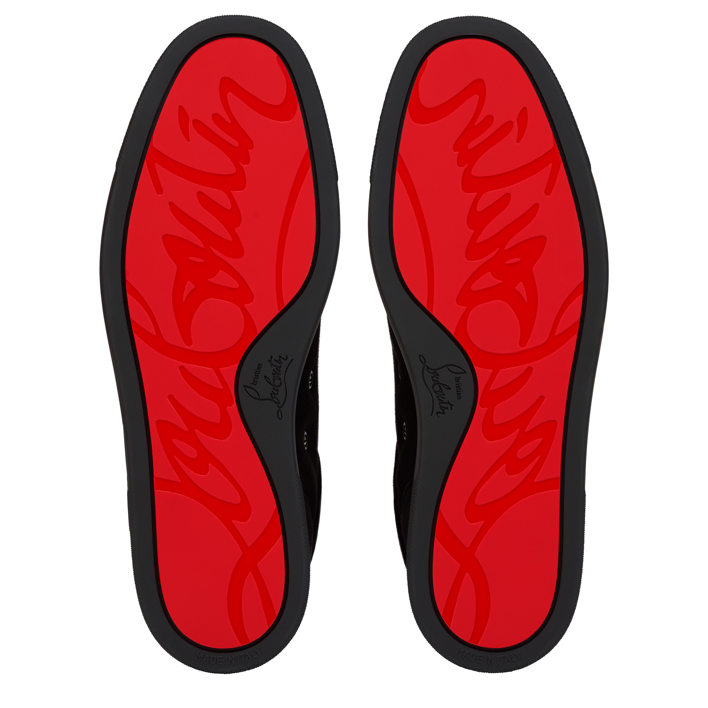 St Louis - Sneakers - Veau velours leather - Black - Men 