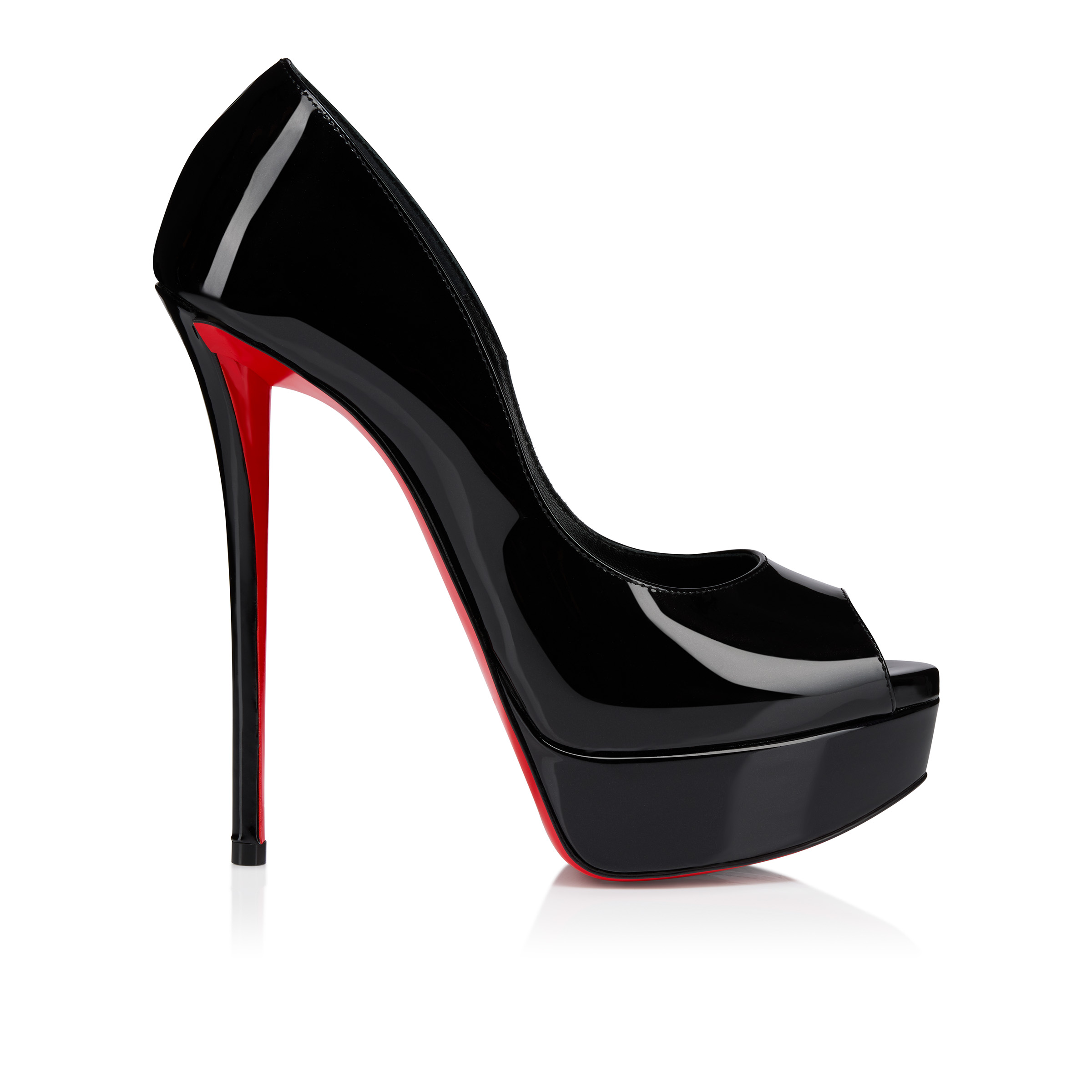Lady Z - 160 mm Pumps - Pearlescent calf leather - Black - Women