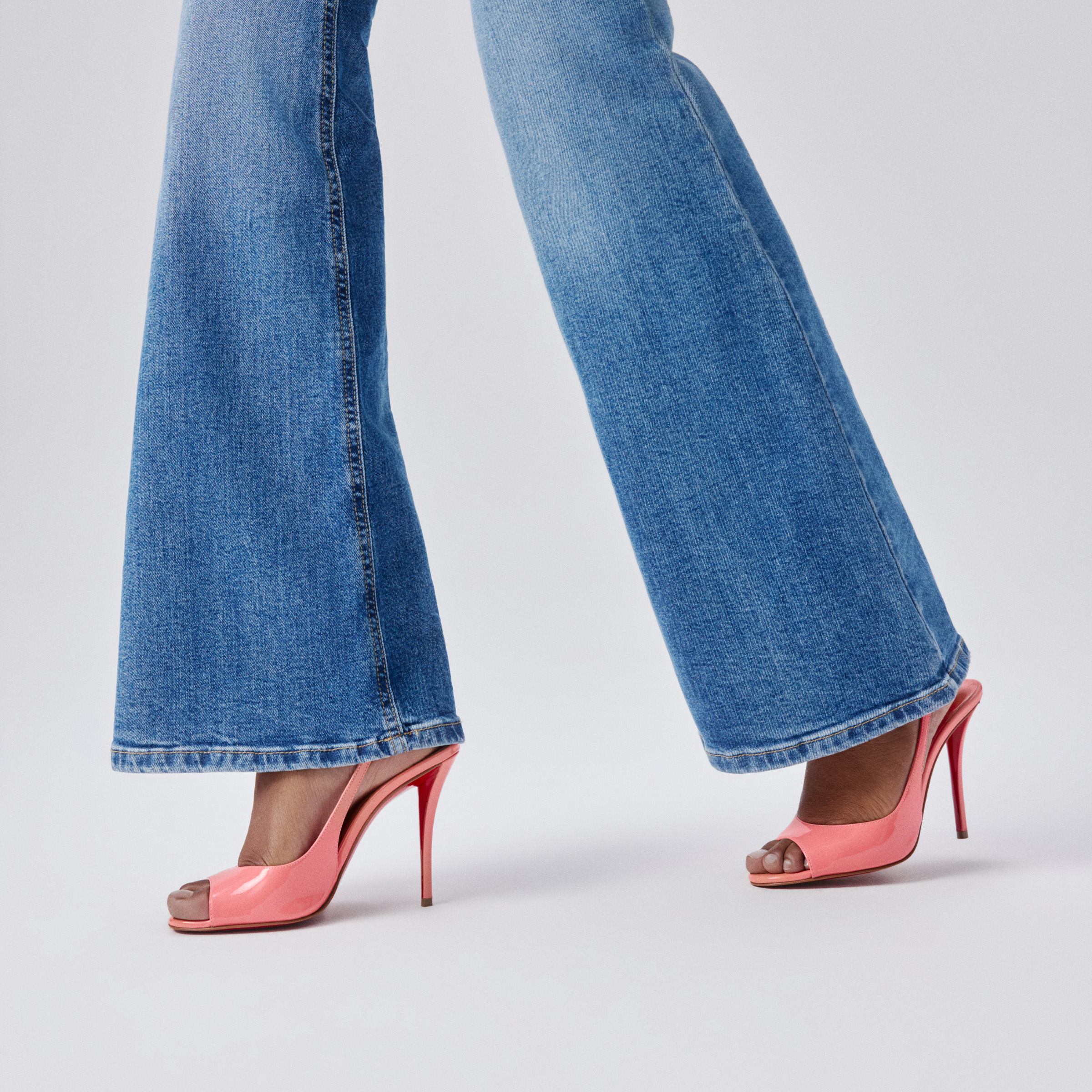 Sofia Z - 100 mm Slingback pumps - Patent calf leather