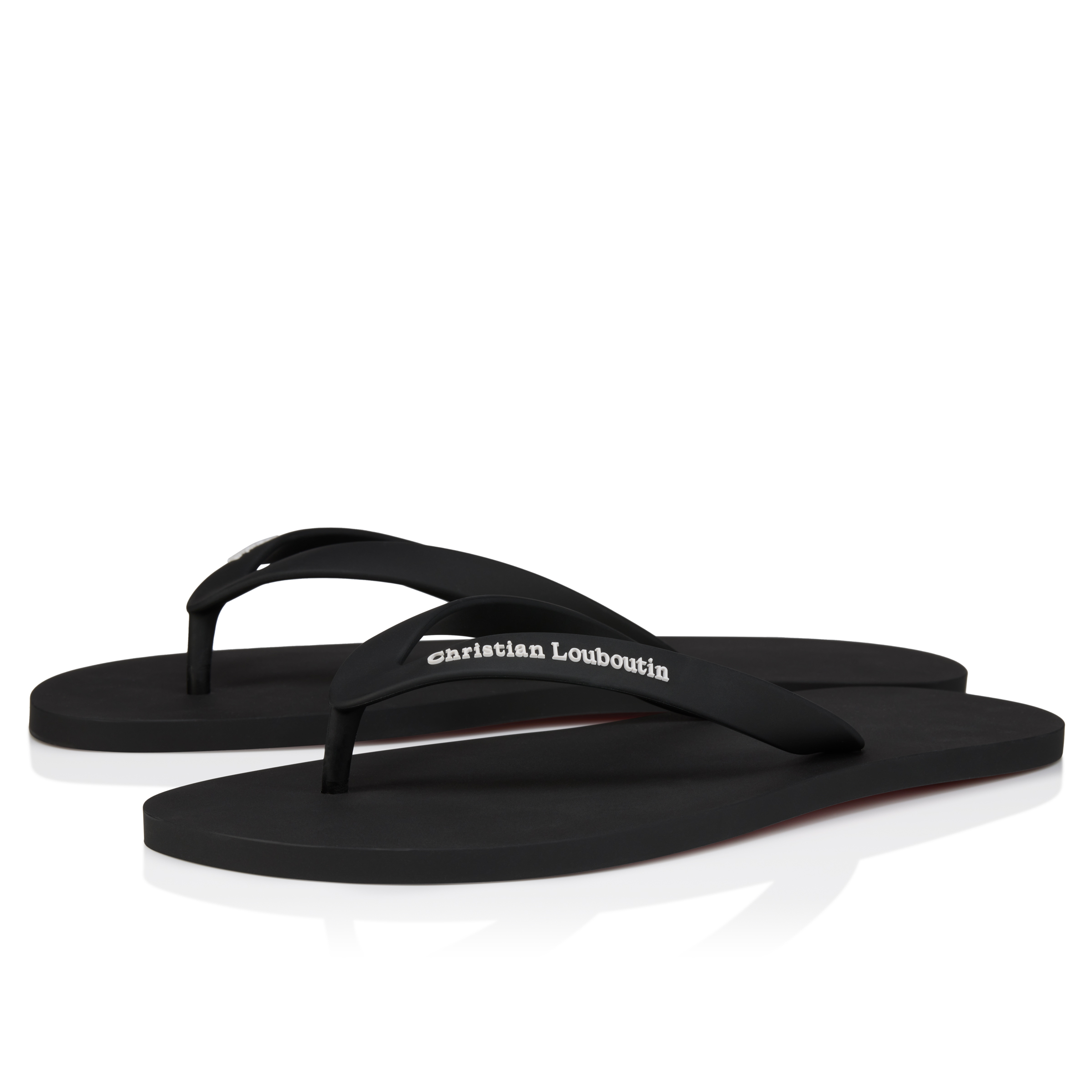 The Christian Louboutin Summer - Thongs - Rubber - Black - Men