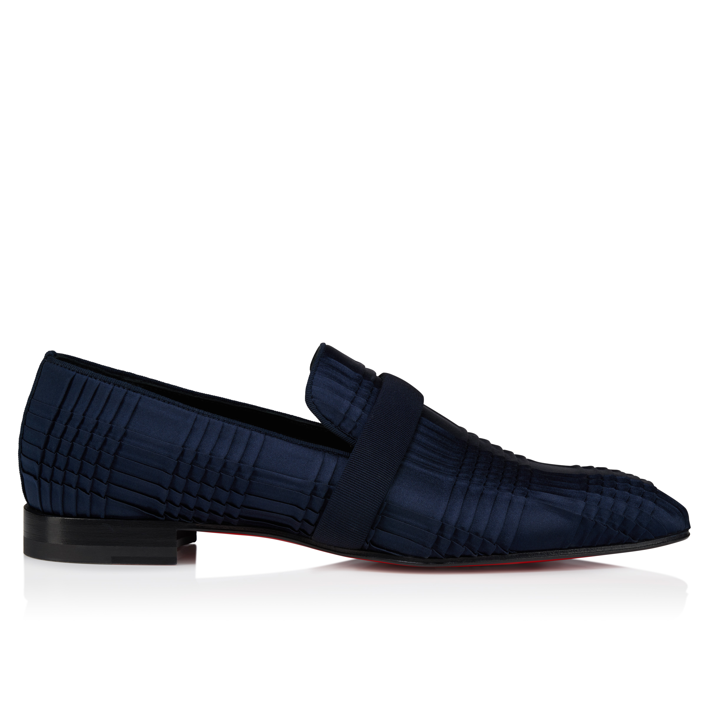Dandydeco - Loafers - Tartan satin - Marine - Men - Christian