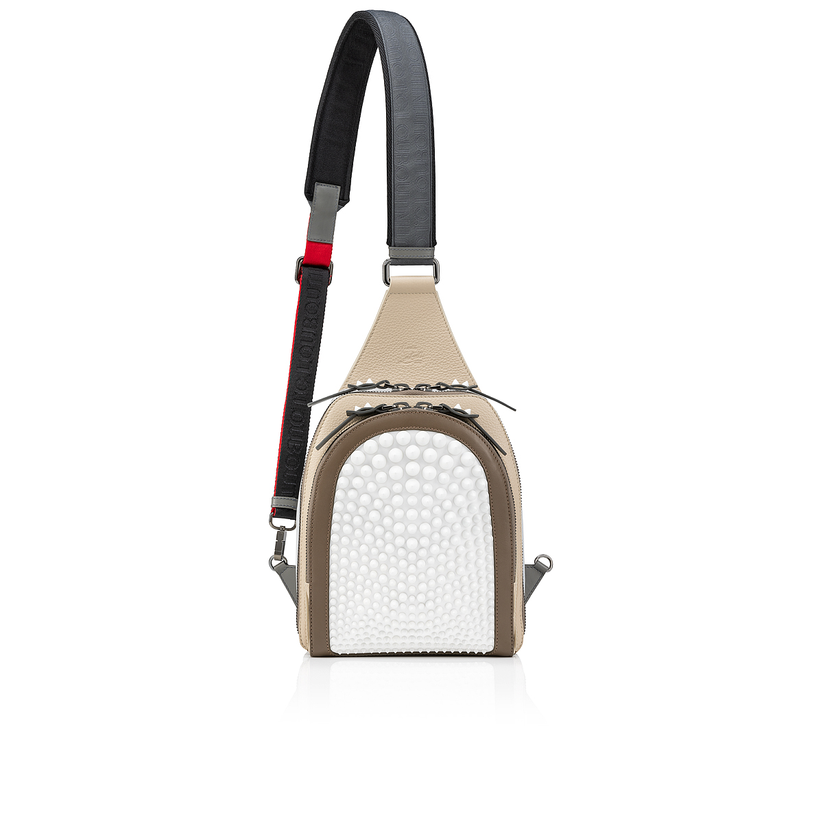 Loubifunk - Backpack - Grained calf leather and spikes 