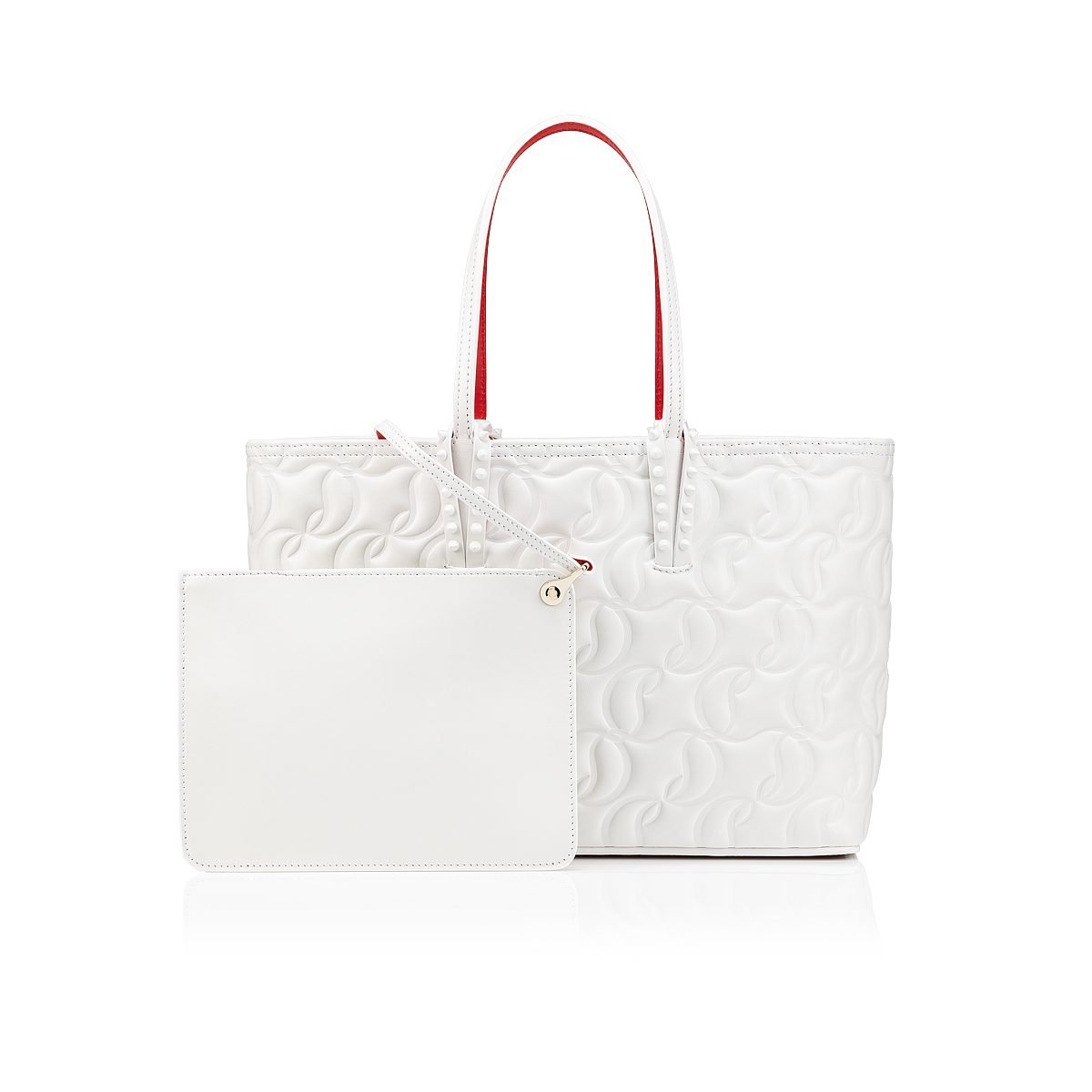 White christian louboutin on sale bag