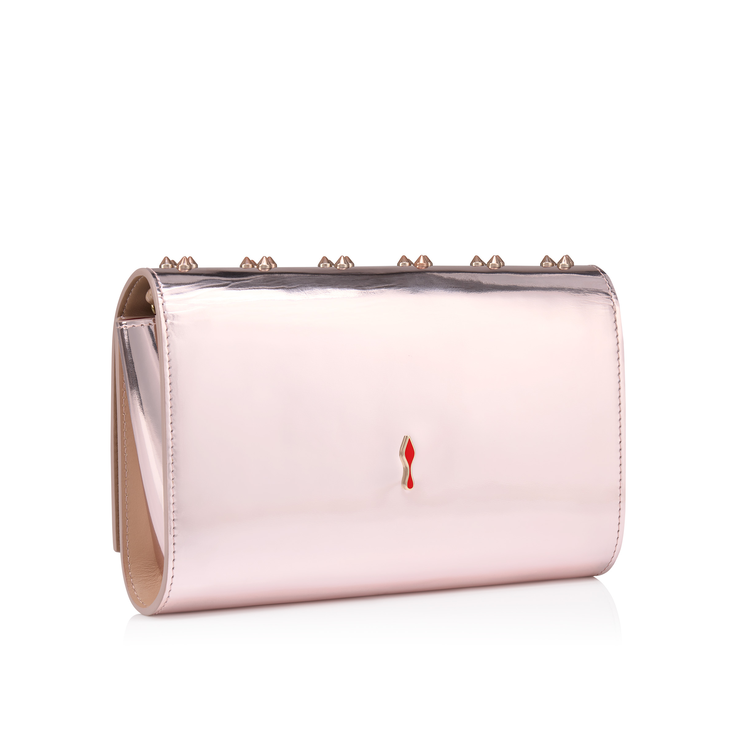 【関税送料込】Christian Louboutin Paloma Clutch Rose Paloma - Clutch - Specchio and spikes Loubinthesky - Vintage
