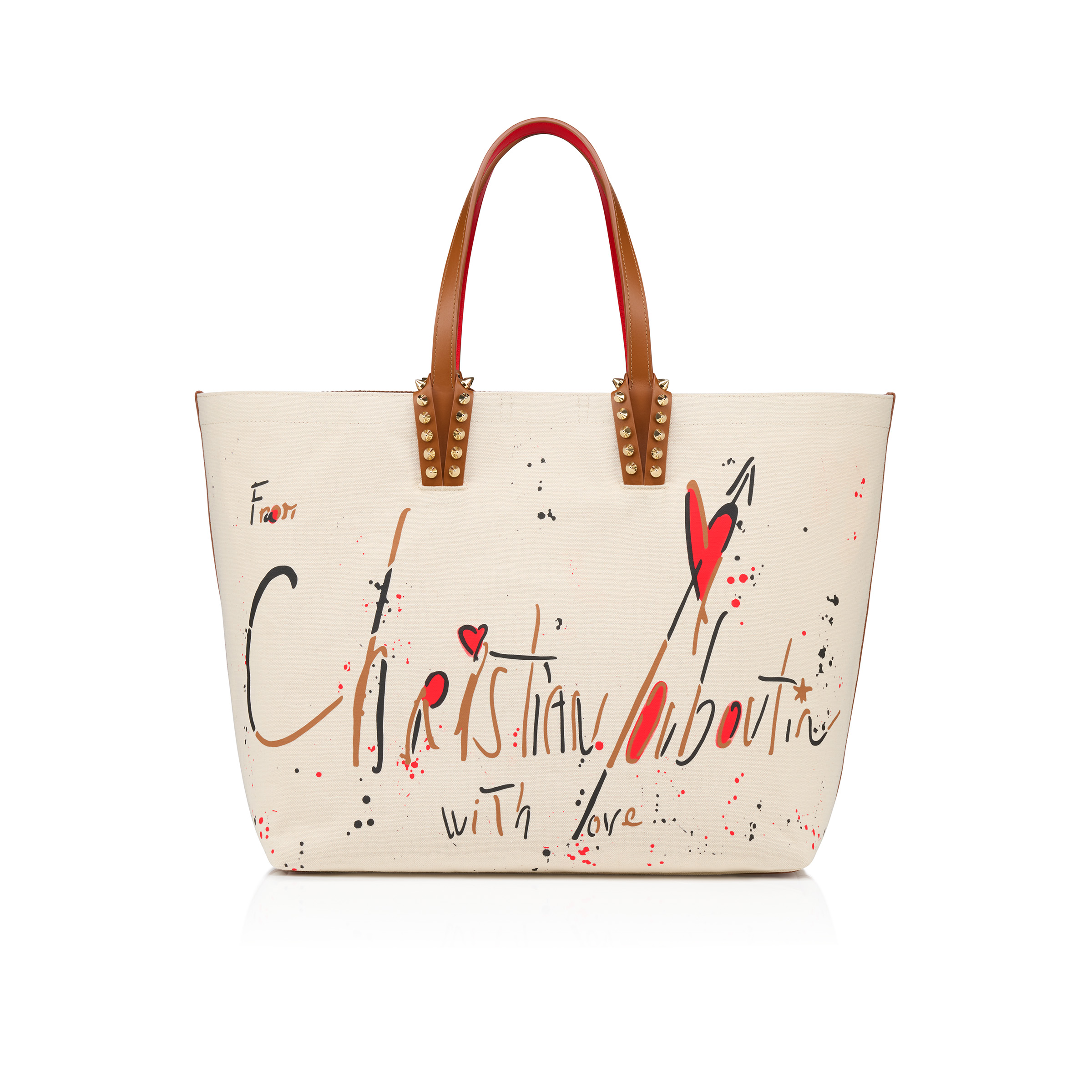 Christian Louboutin Cabata グラフィティ キャンバス バッグ Christian Louboutin クリスチャンルブタン CABATA カバタ