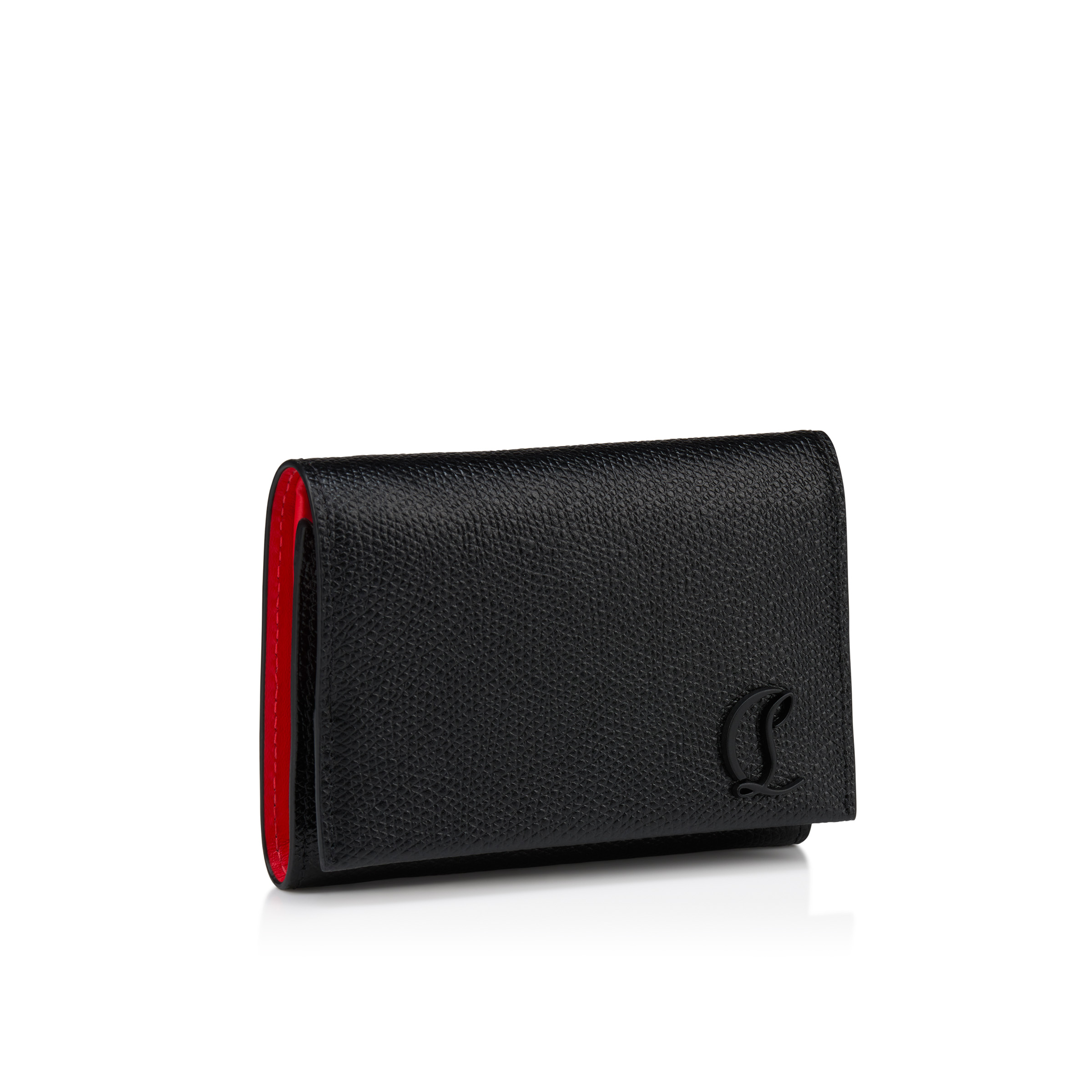 カードケース・名刺入れ Christian Louboutin Christian Louboutin Mooncrest Black Leat Mooncrest - Long wallet - Calf Alpin leather - Black