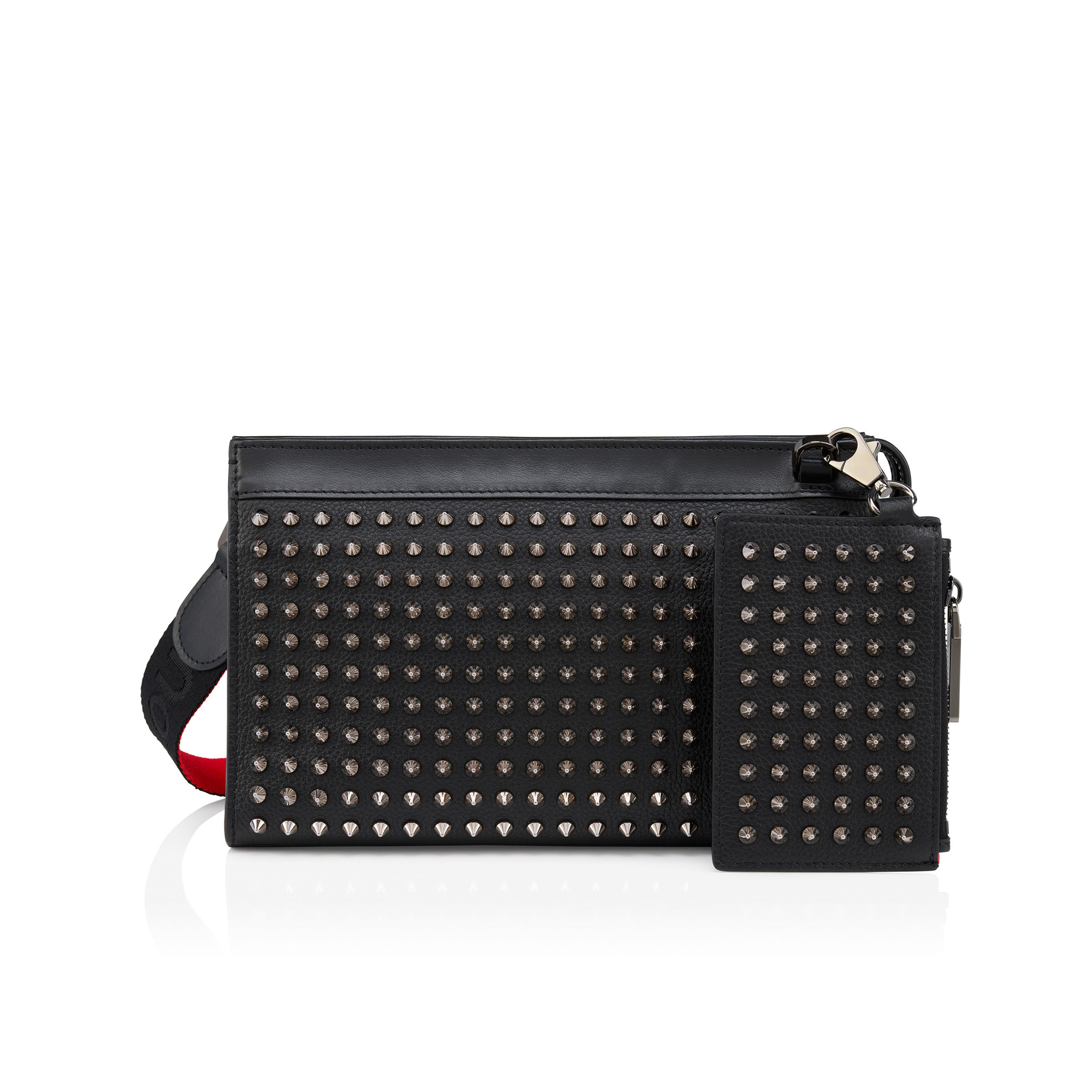 Funky - Crossbody bag - Grained calf leather and spikes