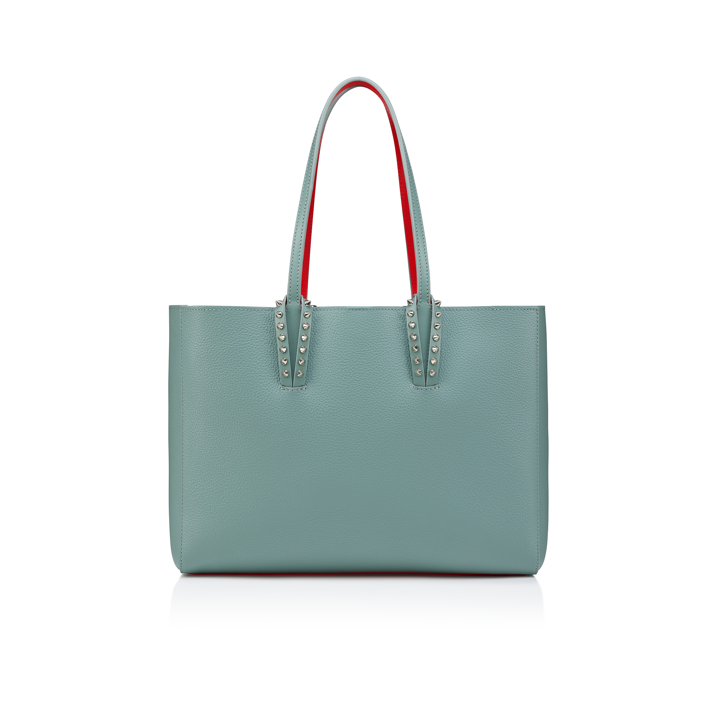 Cabata small - Tote bag - Soft calf leather and spikes