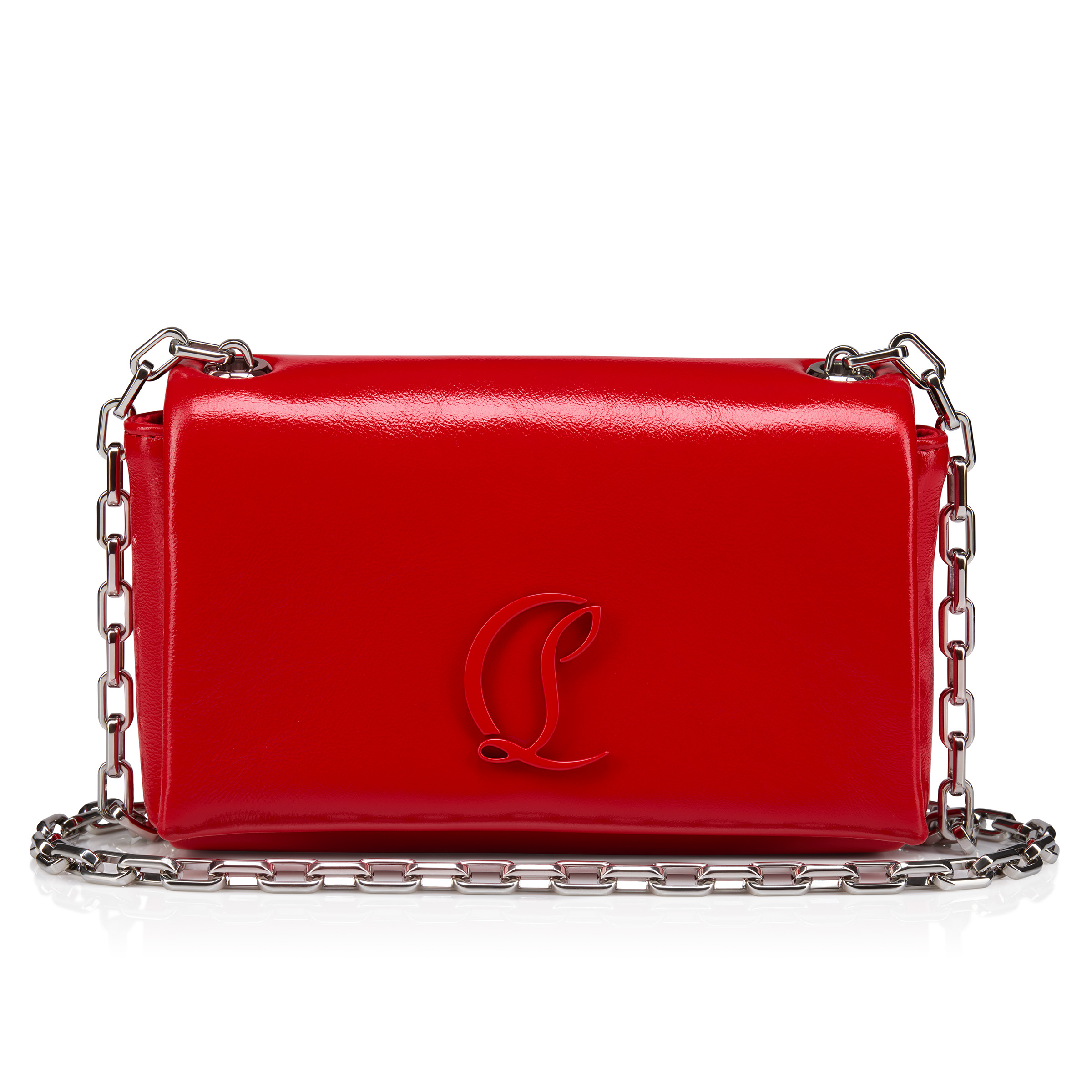 Loubi54 Crossbody bag Shiny calf leather Loubi Christian