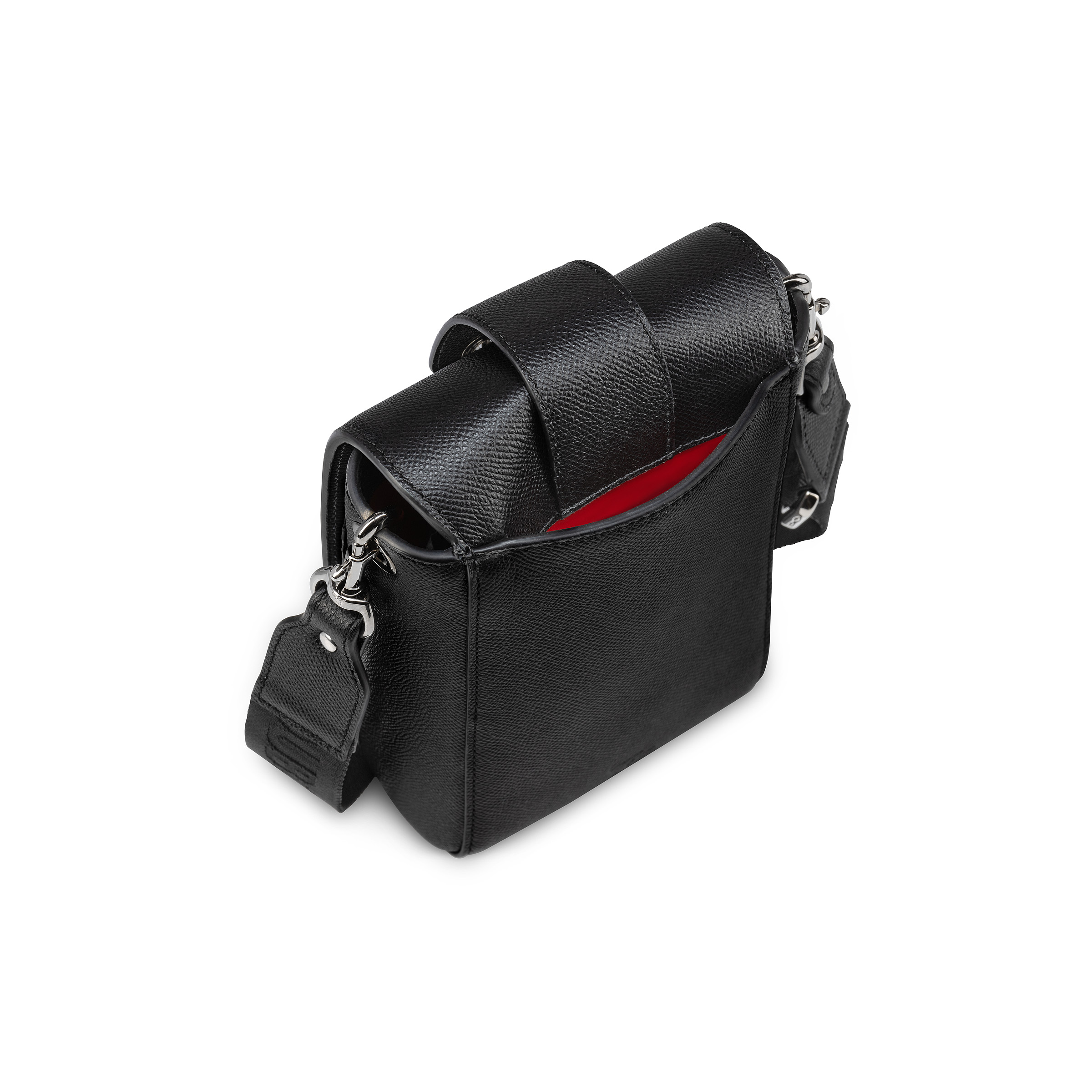 ChristianLouboutin クロスボディバッグ Groovy レザー ブラック Groovy - Crossbody Bag - Alpin calf leather - Black