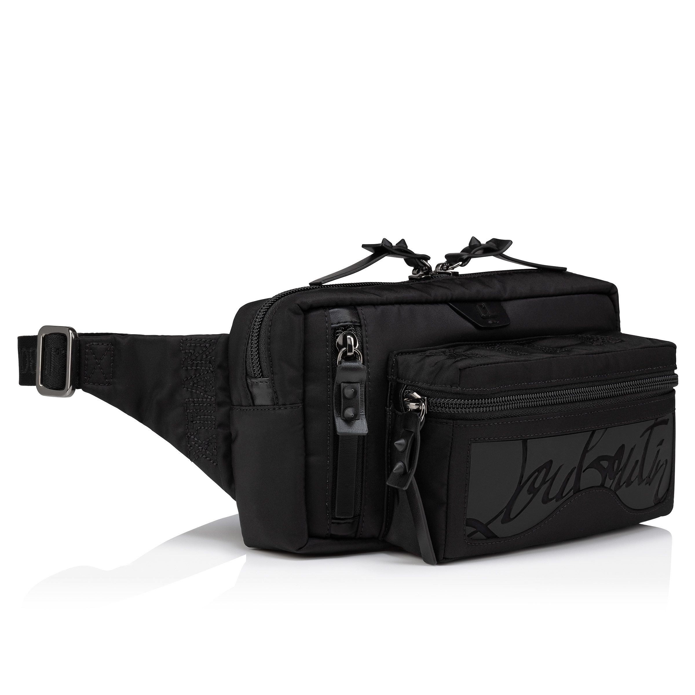 Loubideal Belt bag Rubber and fabric Black Christian Louboutin Sweden