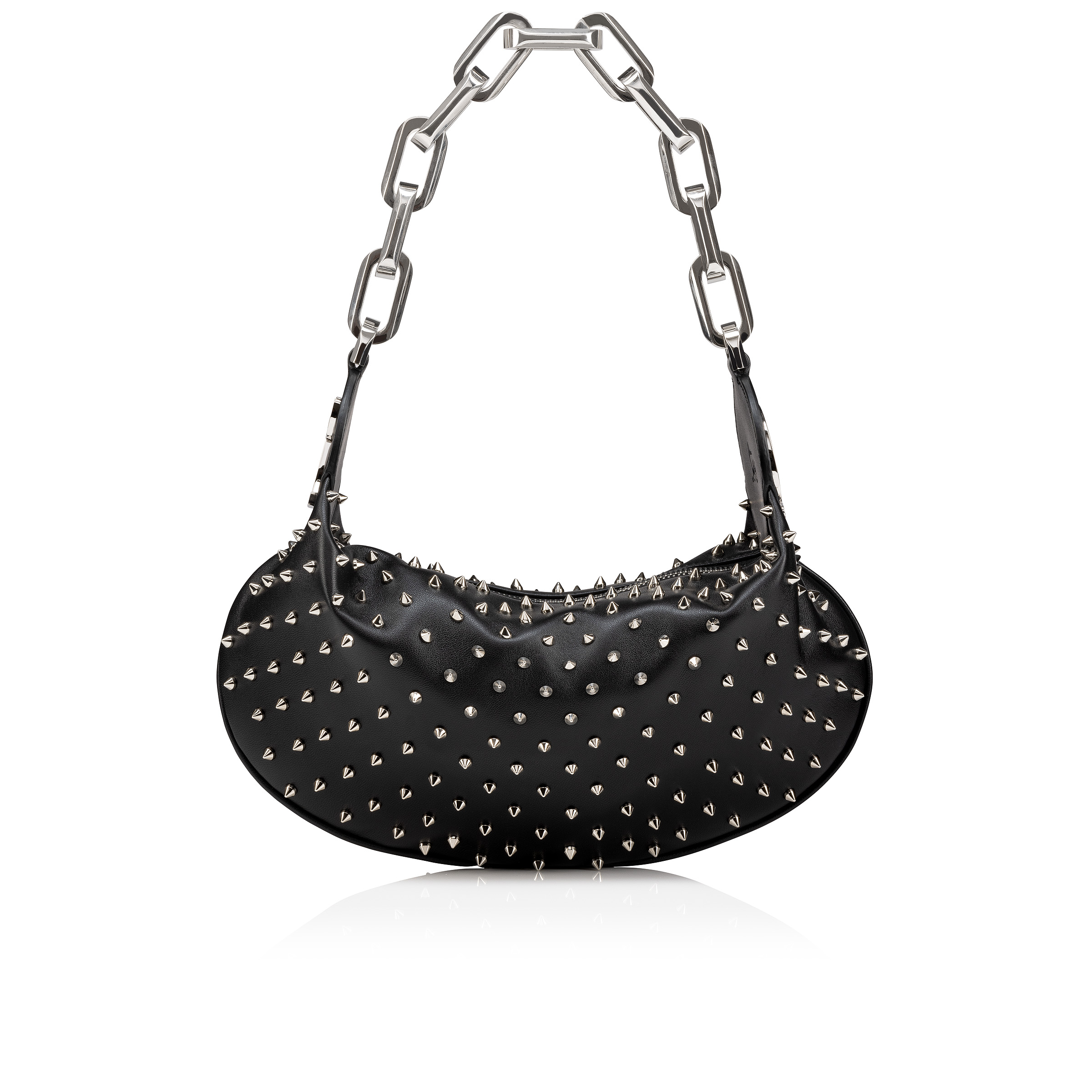 Christian louboutin black studded bag hotsell
