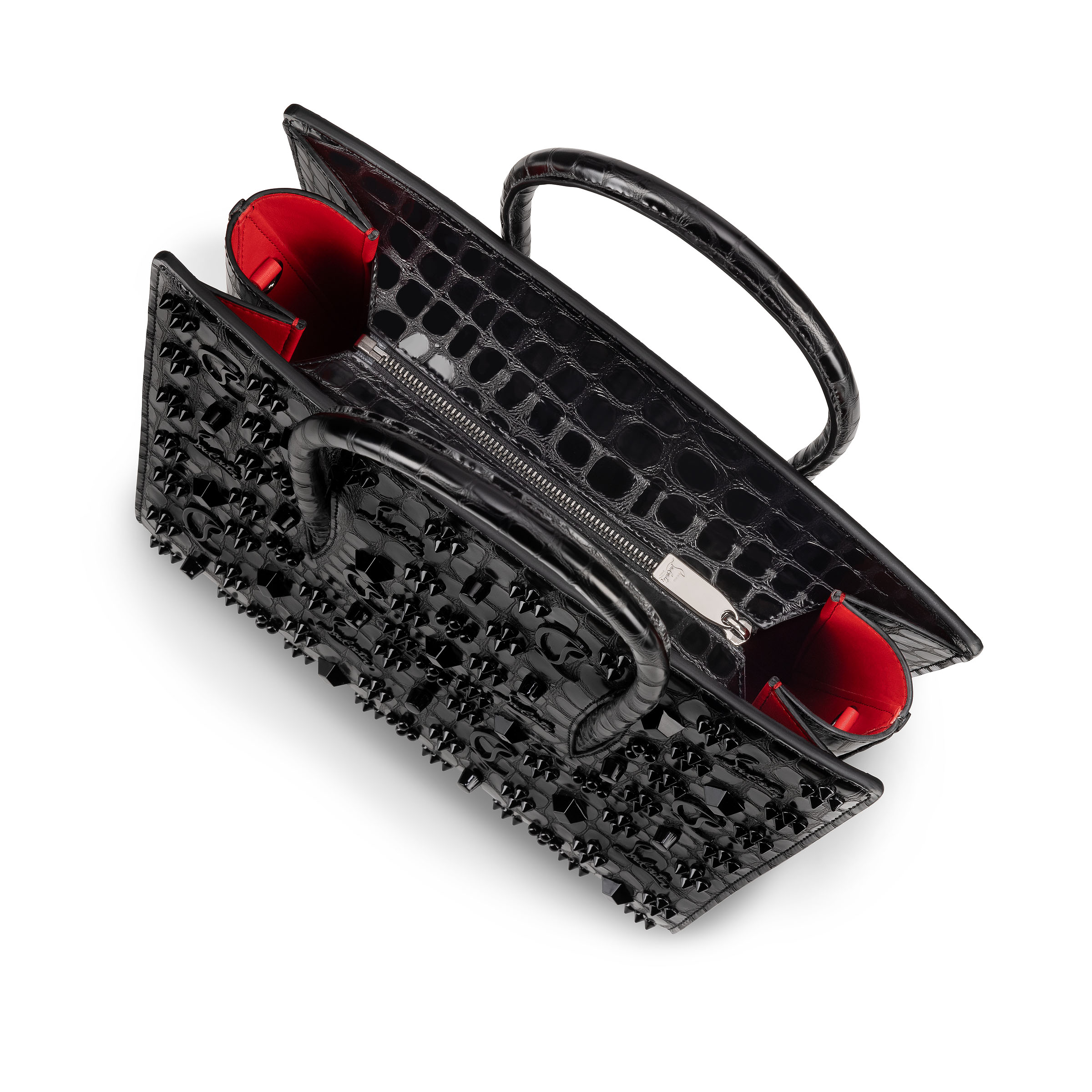 その他 La Paloma Paloma - Clutch - Grained calf leather and spikes