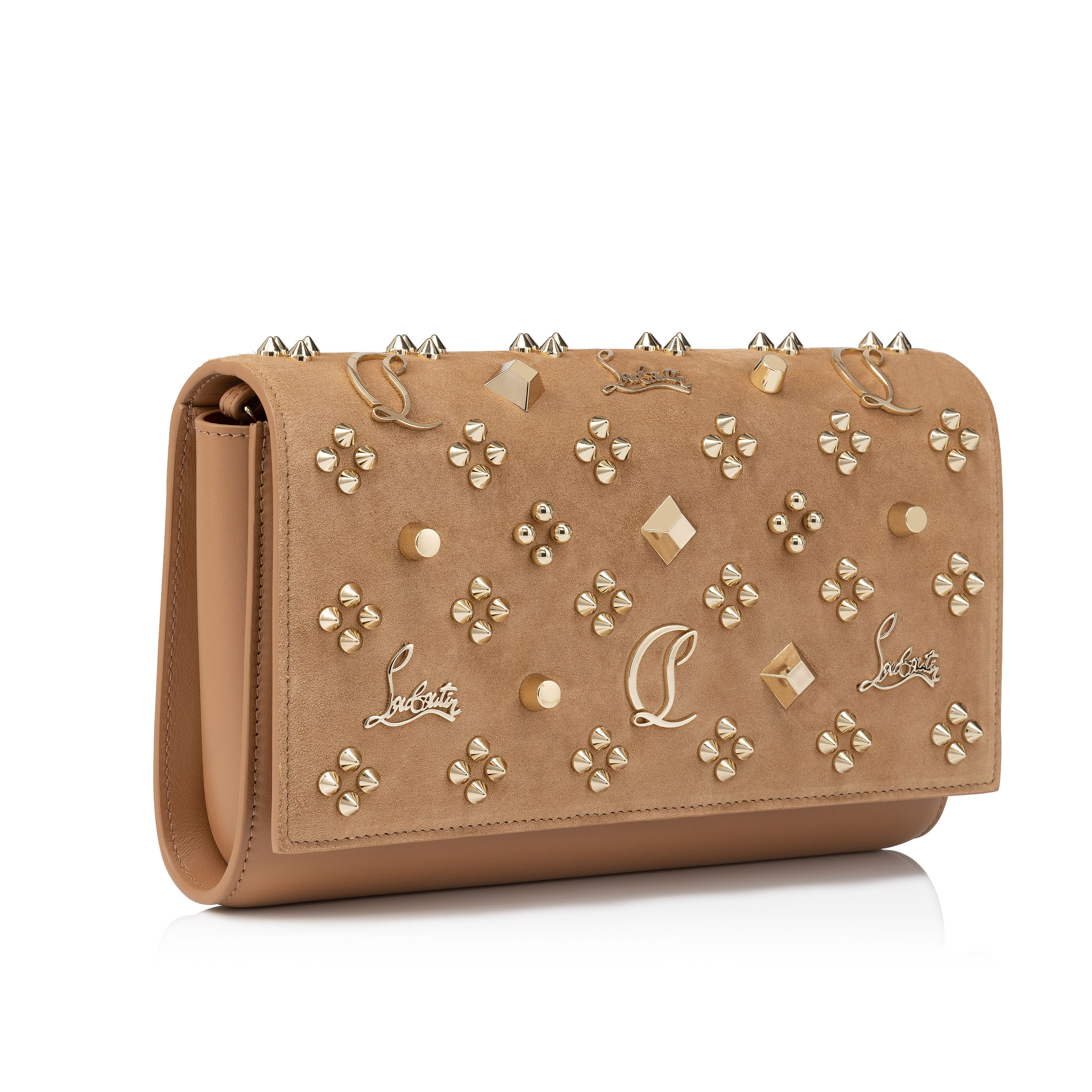 Christian louboutin nude clutch store