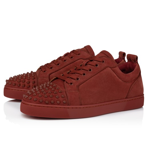 Red studded louboutin sneakers new arrivals
