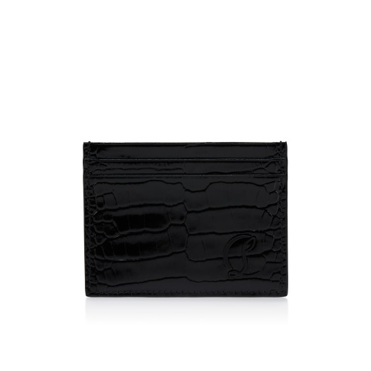 Kios - Card holder - Calf leather and rubber - Loubi - Christian