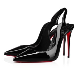 Escarpins Plateforme 1969 Made In Italy 'Hot Chick' - Talon Aiguille Très Haut, Cuir Verni Noir Taille 39