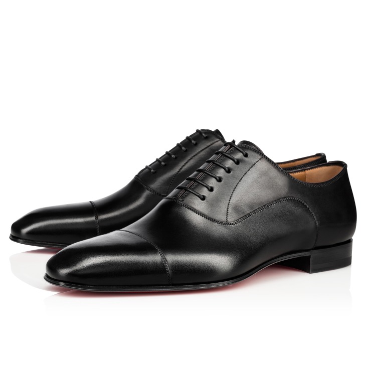 greggo men's lace-up leather dress shoes Christian Louboutin Greggo leather Oxford Shoes