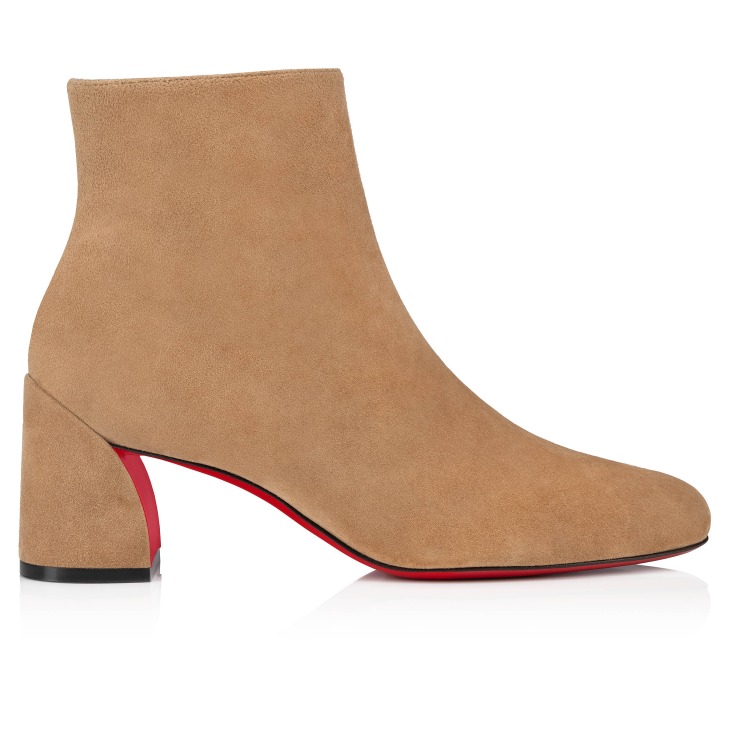 Turela 55 mm Low Boots Veau velours Lionne Women Christian Louboutin Germany