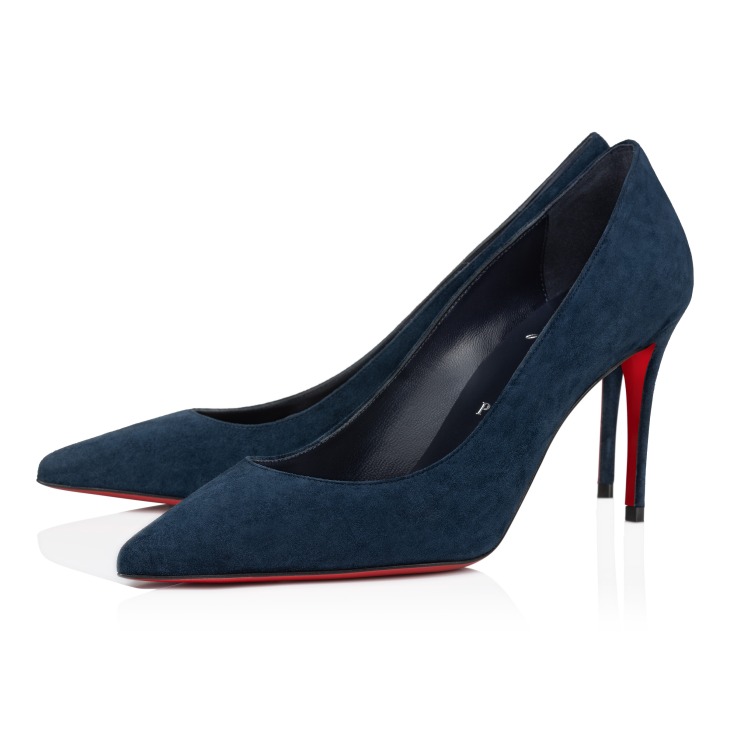 Louboutin escarpin bleu deals