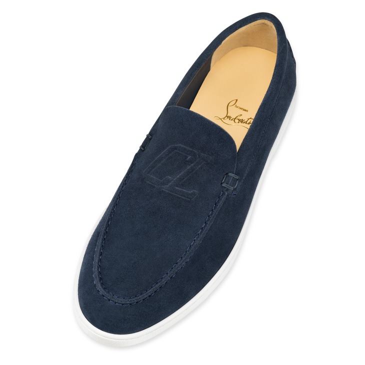 Varsiboat Boat shoes Leather Marine Men Christian Louboutin United Kingdom