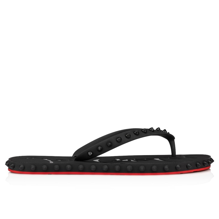 Super Loubi Flip man - Flip flops - Rubber - Black - Men