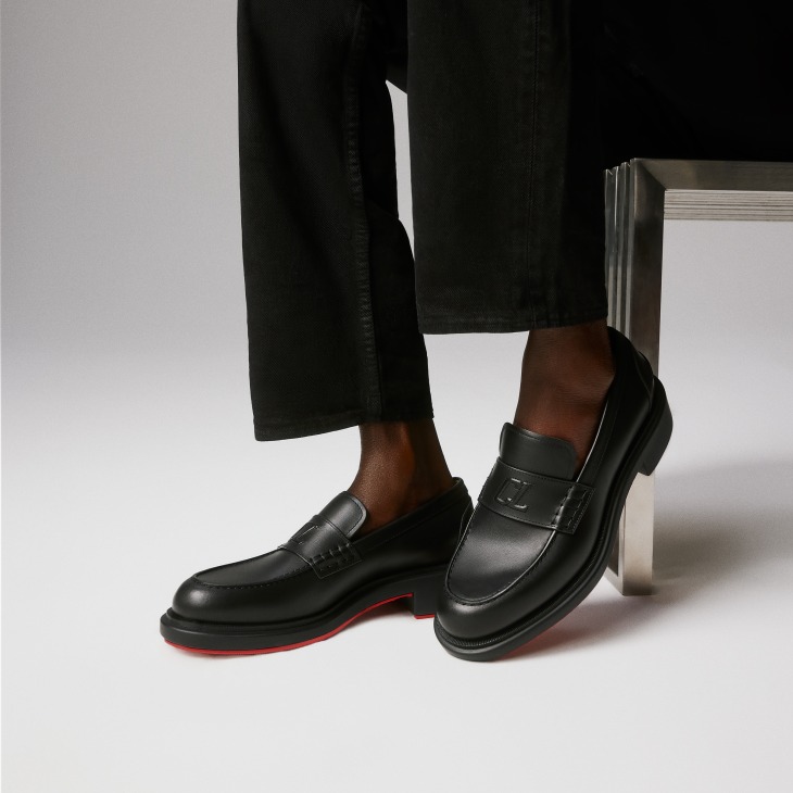 Urbino Moc - Loafers - Calf leather - Black - Men - Christian Louboutin  United Kingdom