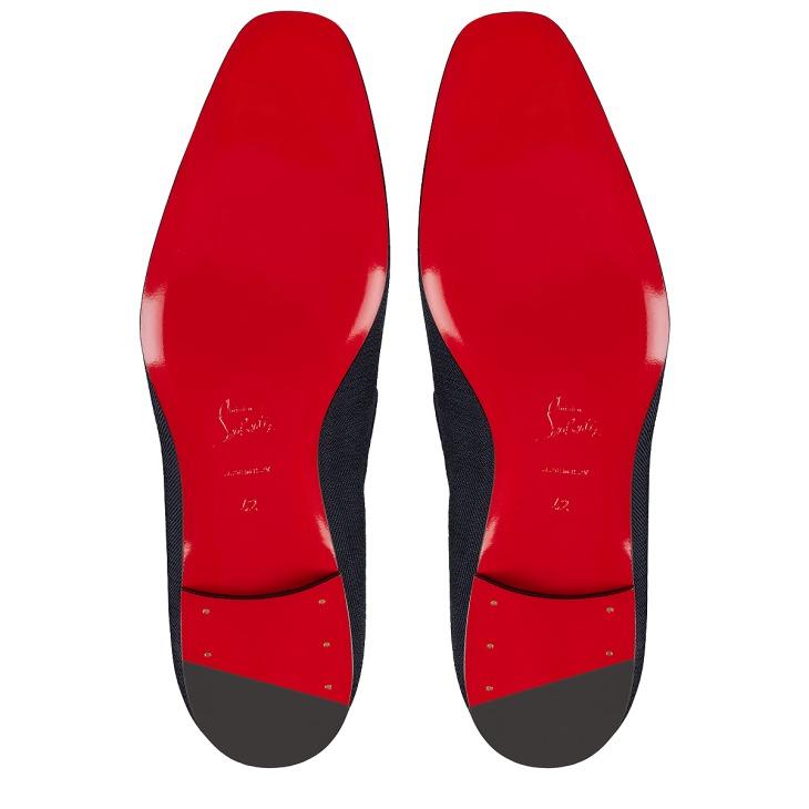 Officialito Mocassins Tissu Smart Marine Homme Christian Louboutin France