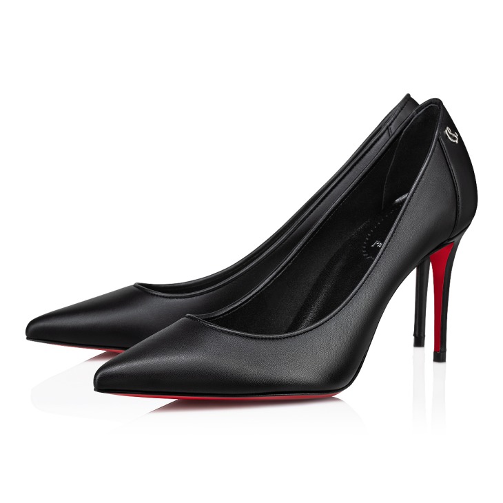Sporty Kate Escarpins 85 mm Cuir nappa Noir Femme Christian Louboutin France