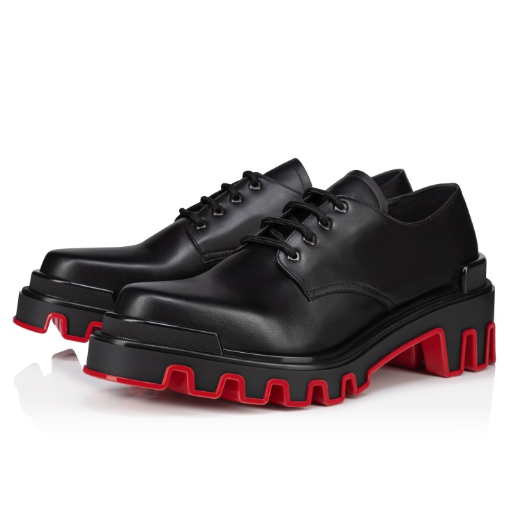 Trott Dune Derbies Calf leather Black Men Christian Louboutin Italy