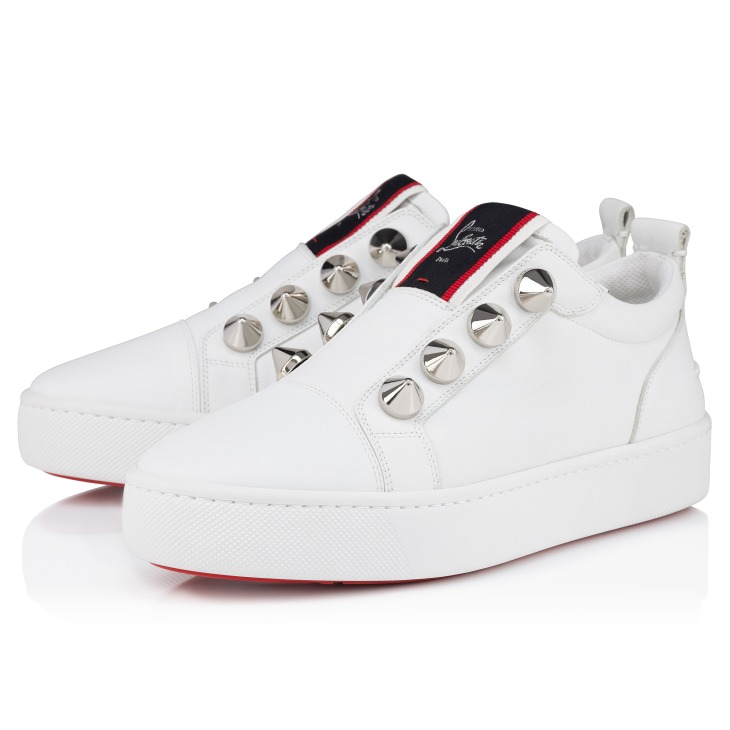 Maxi F.A.V - Slip-on Sneakers - Calf leather - White - Men