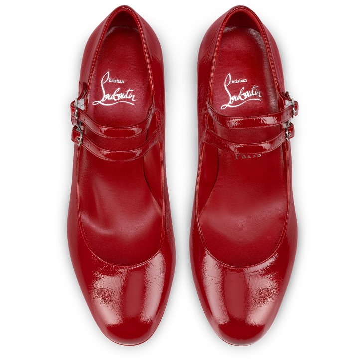 Red patent louboutin discount