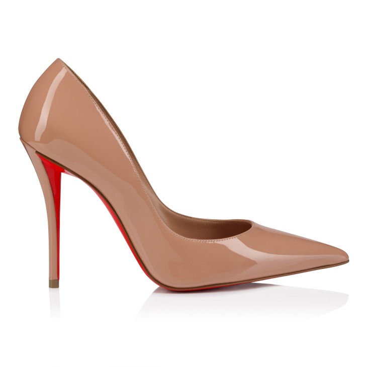 Miss Z - 100 mm Pumps - Patent calf leather - Blush - Women