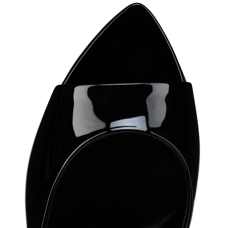 Miss Z Mule - 80 mm Mules - Patent calf leather - Black - Women