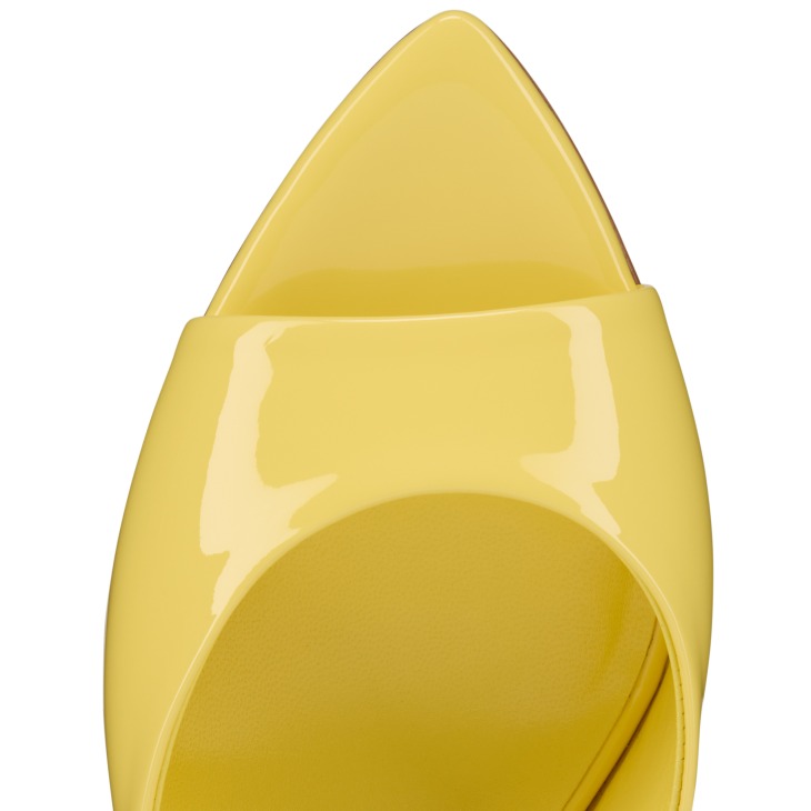 Miss Z Mule - 80 mm Mules - Patent calf leather - Vanilla - Women