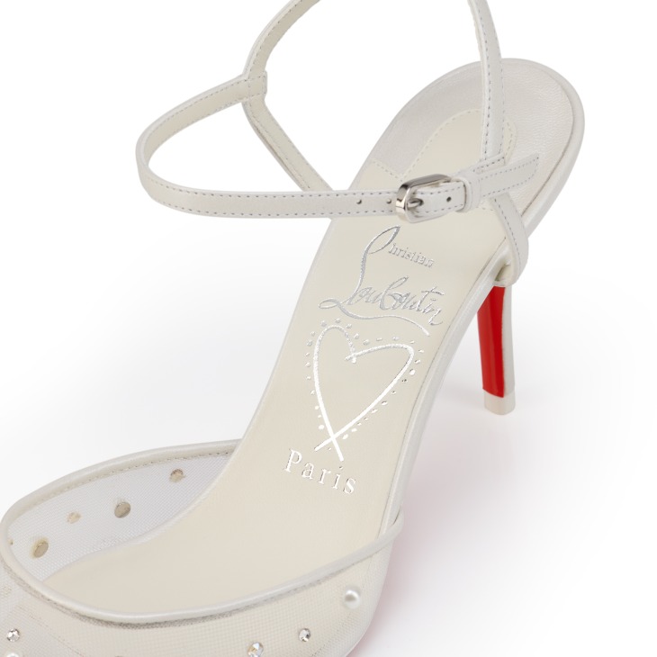 Miss Z Riviera Strass - 80 mm Strappy pumps - Mesh, nappa leather
