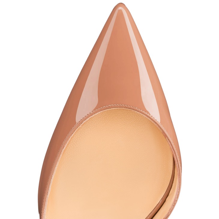 Iriza 100 mm Pumps Patent calf leather Blush Women Christian Louboutin Spain