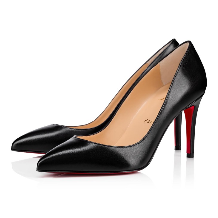 Pigalle Escarpins 85 mm Cuir nappa Noir Femme Christian Louboutin France