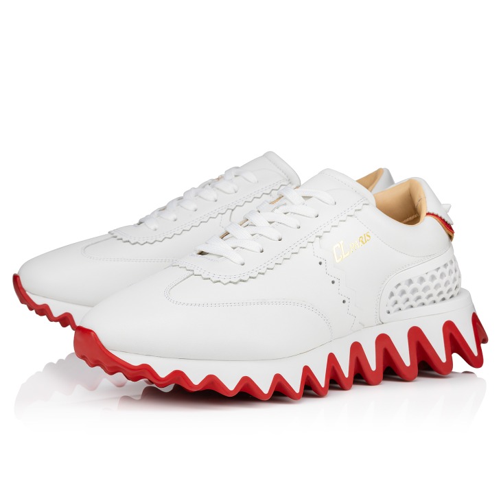 Loubishark Sneakers Calf leather neoprene and rubber White Men Christian Louboutin United Kingdom