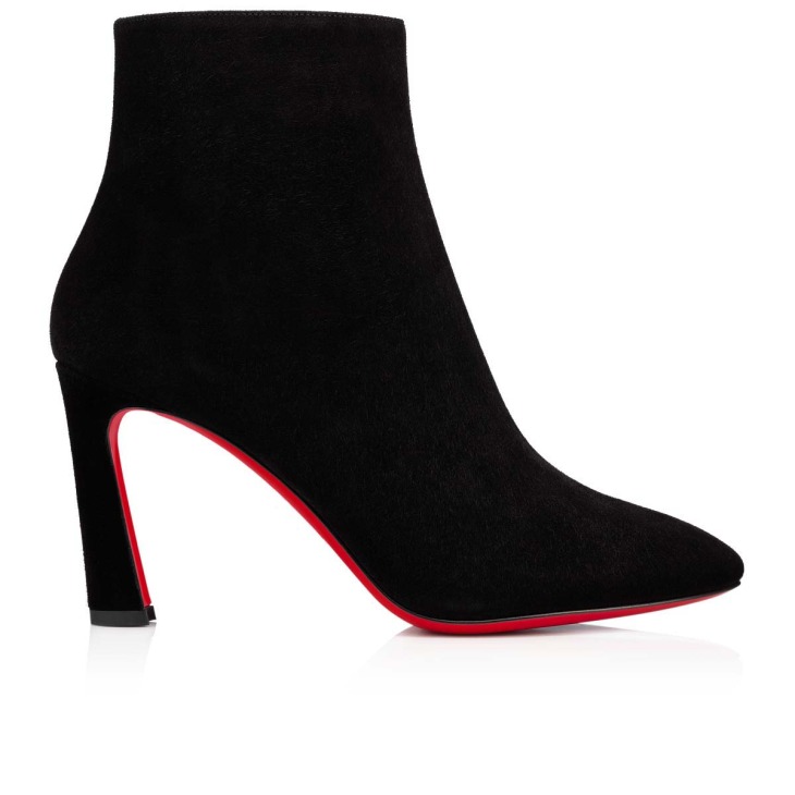 So Eleonor 85 mm Ankle boots Suede calf Black Women Christian Louboutin Spain