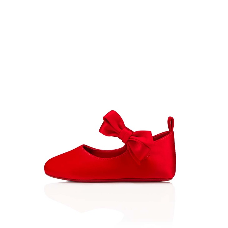 Lou Babe Ballerinas Crepe satin Loubi Baby Christian Louboutin United Kingdom