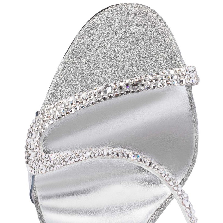 Christian louboutin silver sandals new arrivals