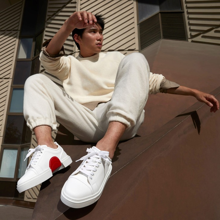All white christian louboutin shoes online