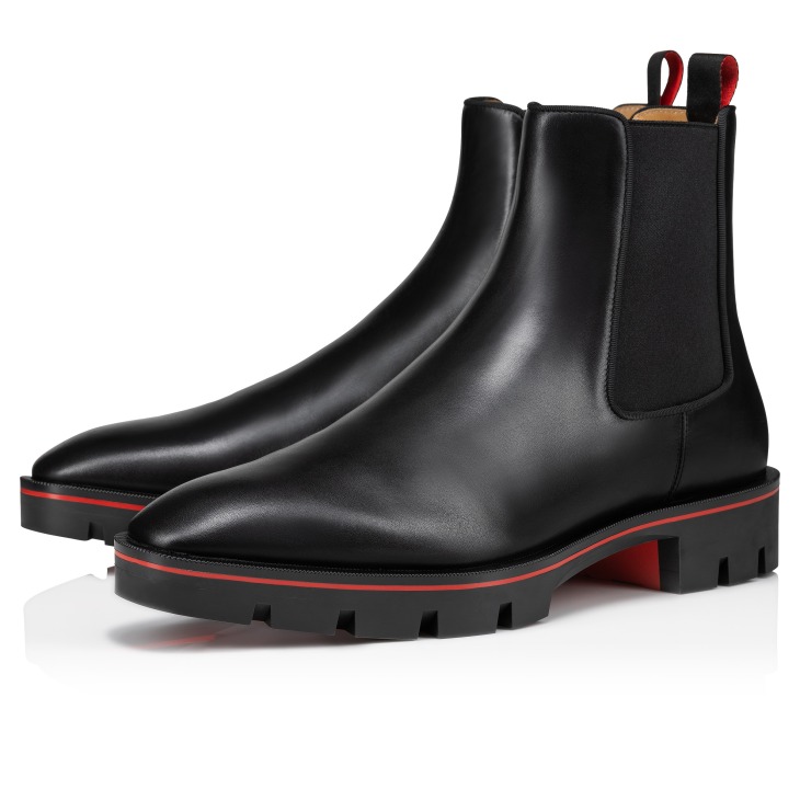 Alpinosol - Boots - Smooth calf leather - Black - Men - Christian