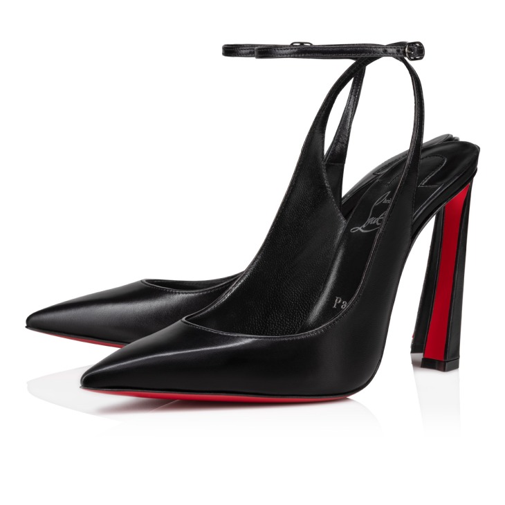 Condora Strap 100 mm Strappy pumps Kid leather Black Women Christian Louboutin United Kingdom
