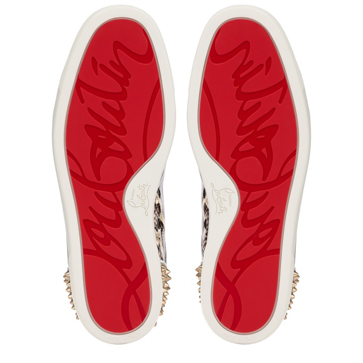 Seavaste 2 Orlato Sneakers Veau velours patent calf leather Snake printed and calf leather Saharienne Men Christian Louboutin Germany