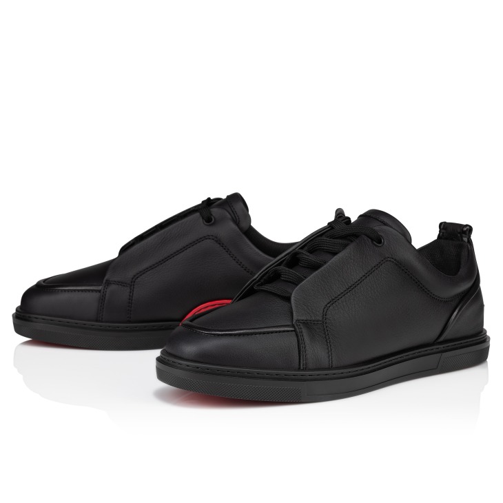 Jimmy Sneakers Calf leather and nappa leather Black Men Christian Louboutin Germany