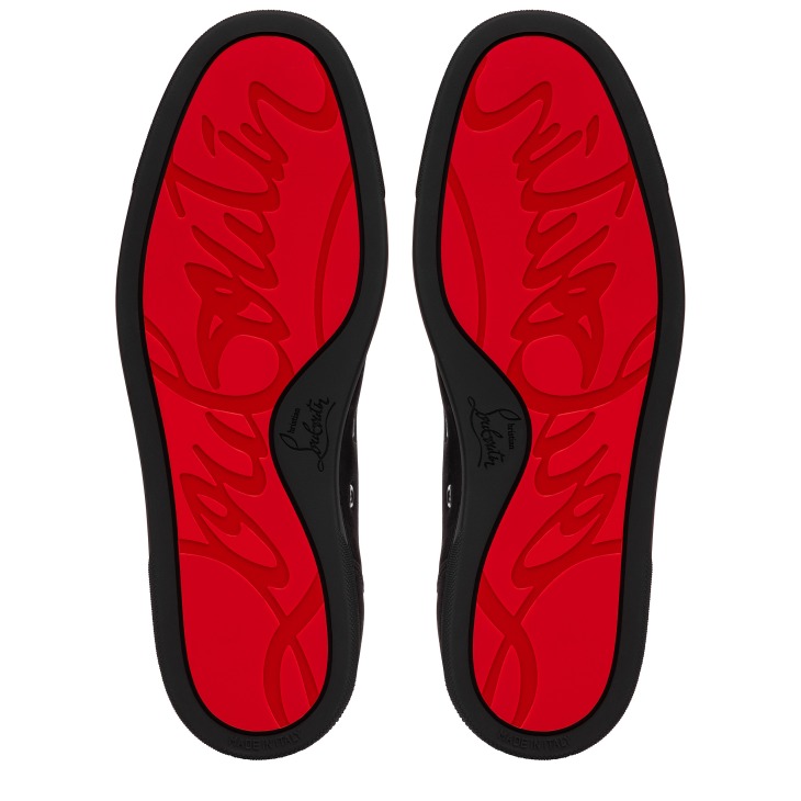 Christian Louboutin メンズ 44サイズ Louis Junior - Sneakers - Veau velours leather - Black - Men