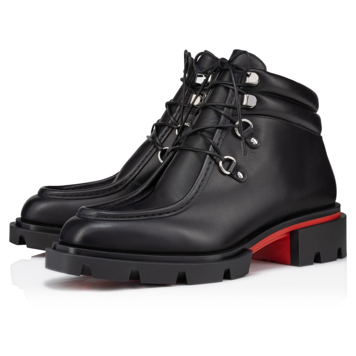 Our Pabelito Boot Bottes Cuir de veau Noir Homme Christian Louboutin Suisse
