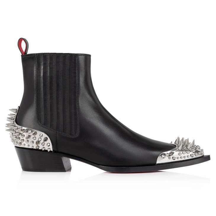Louboutin studded chelsea boots 2025
